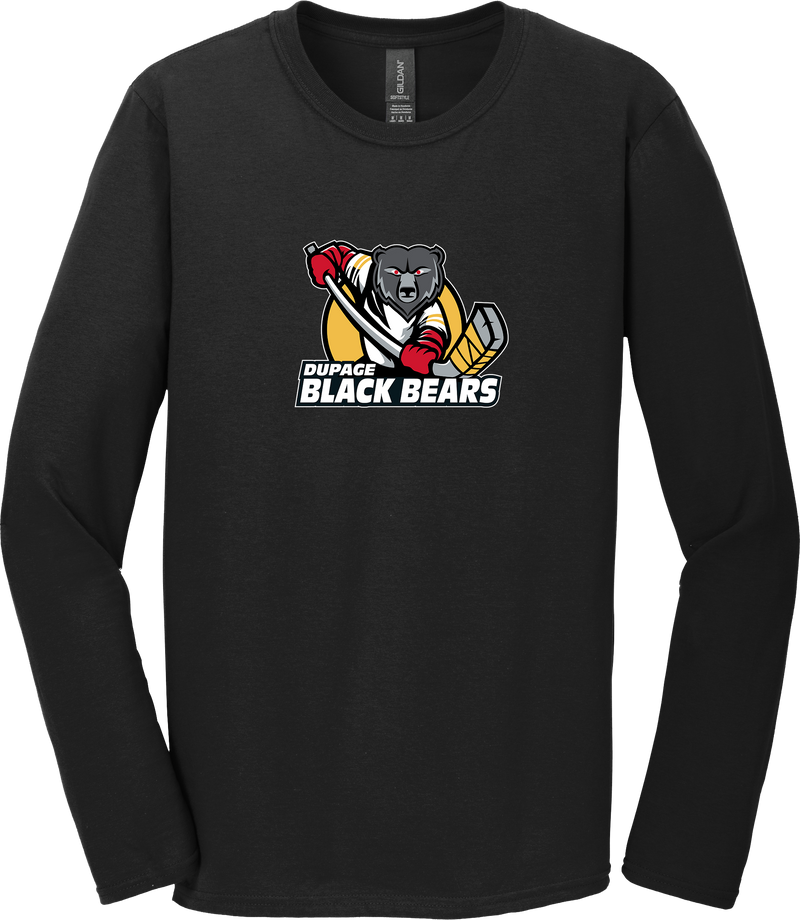 Dupage Black Bears Softstyle Long Sleeve T-Shirt