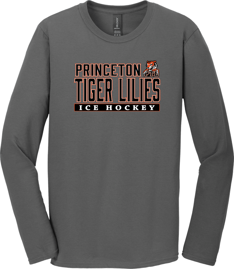 Princeton Tiger Lilies Softstyle Long Sleeve T-Shirt