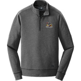 Dupage Black Bears New Era Tri-Blend Fleece 1/4-Zip Pullover