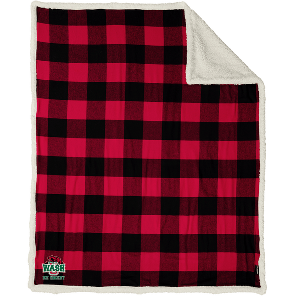 Wash U Flannel Sherpa Blanket