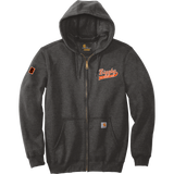 Biggby Coffee AAA Carhartt Midweight Hooded Zip-Front Sweatshirt