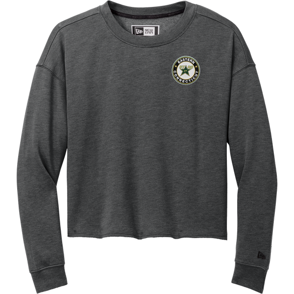 CT ECHO Stars New Era Ladies Tri-Blend Fleece Crop Crew