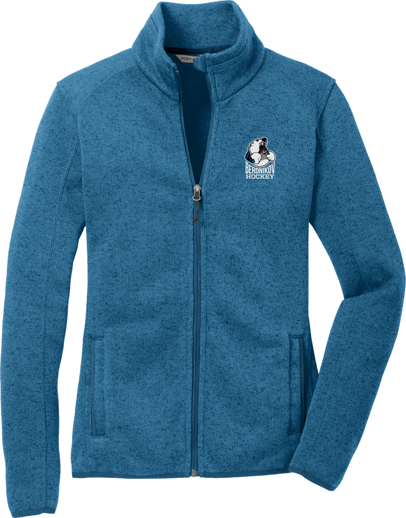 Berdnikov Bears Ladies Sweater Fleece Jacket