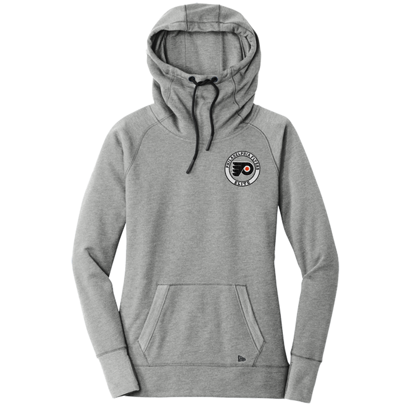 Philadelphia Flyers Elite New Era Ladies Tri-Blend Fleece Pullover Hoodie