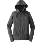 Kensington Valley Raiders New Era Ladies Tri-Blend Fleece Full-Zip Hoodie