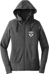 North Jersey Kings New Era Ladies Tri-Blend Fleece Full-Zip Hoodie