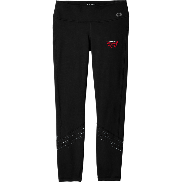 York Devils OGIO ENDURANCE Ladies Laser Tech Legging