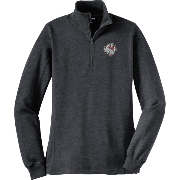 CT Whalers Tier 2 Ladies 1/4-Zip Sweatshirt