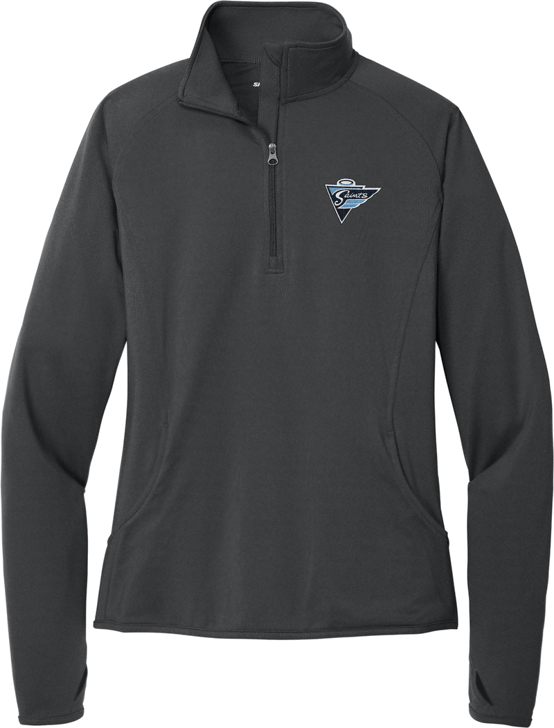 Ramapo Saints Ladies Sport-Wick Stretch 1/4-Zip Pullover