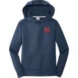 Mount St. Charles Youth Performance Fleece Pullover Hooded Sweatshirt