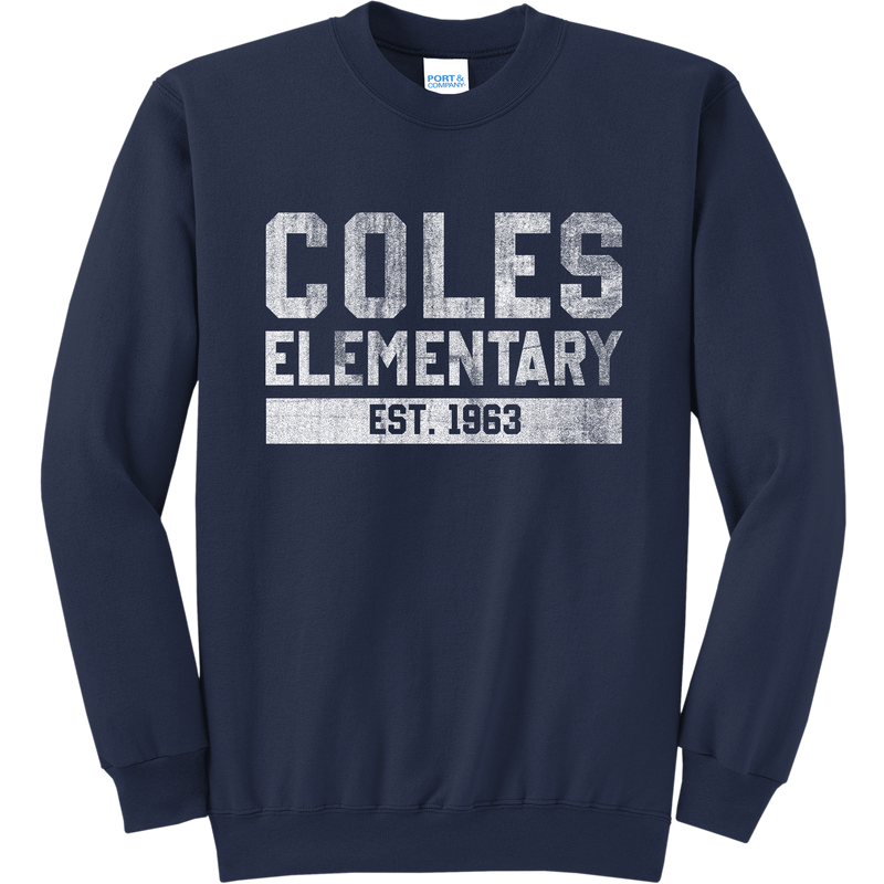 Coles Elementary Core Fleece Crewneck Sweatshirt