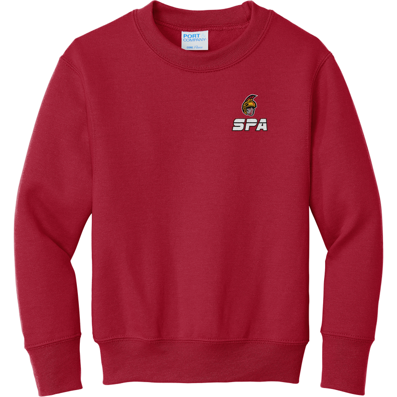 Seacoast Spartans Youth Core Fleece Crewneck Sweatshirt