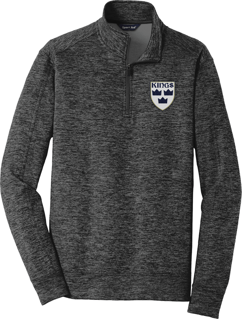 North Jersey Kings PosiCharge Electric Heather Fleece 1/4-Zip Pullover