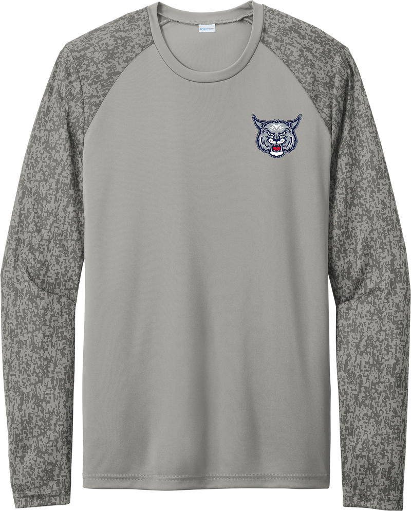 CT Bobcats Long Sleeve Digi Camo Tee