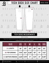 Pennsauken Pilots Sublimated Tech Socks