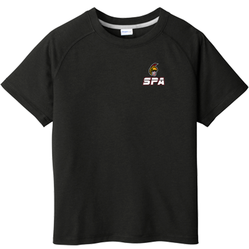 Seacoast Spartans Youth PosiCharge Tri-Blend Wicking Raglan Tee