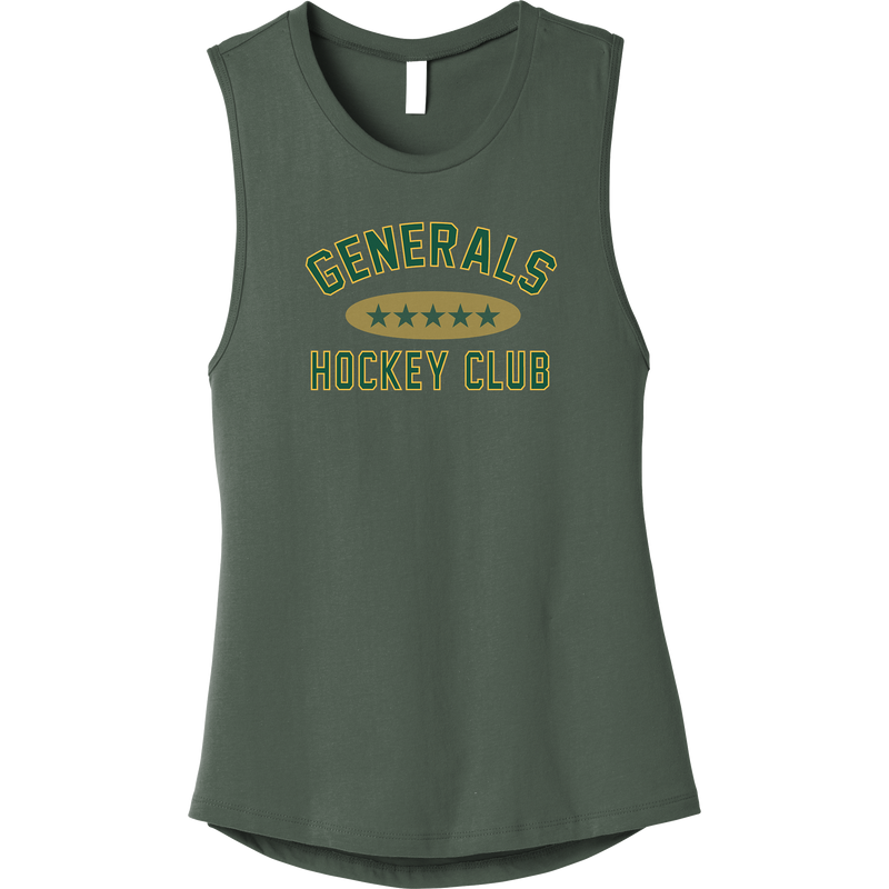 Red Bank Generals Womens Jersey Muscle Tank