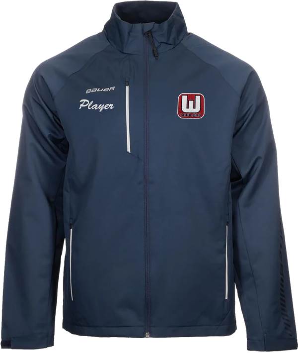 Bauer S24 Adult Lightweight Warm Up Jacket - CT Whalers Tier 1